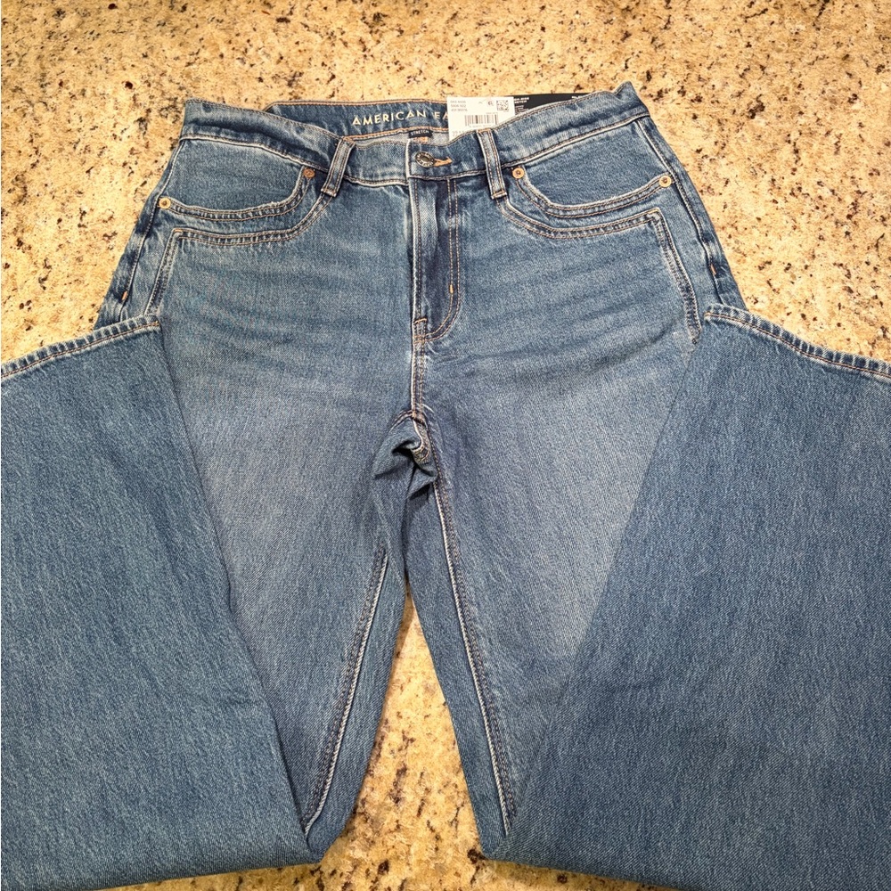 American Eagle Outfitters High-Rise Stretch Double Stitched Stovepipe - Picture 3 of 7